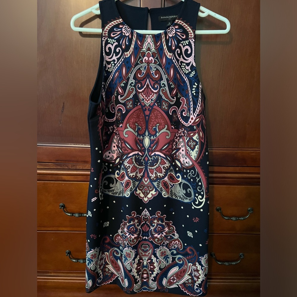NWT Banana Republic Paisley Dress Size Medium